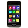Smartphone frontal mit Apps