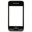 Smartphone frontal weiß