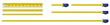 metal measure tapes set isolated including one meter