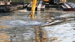 Dredger: deepening the lake bottom