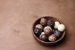 Pralinen in der Schale