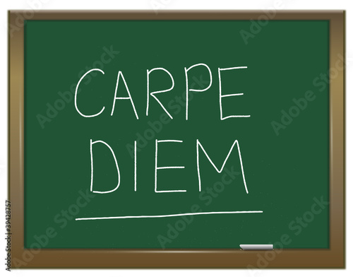 Illustration: Seize the day. Seize the day.