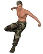 Soldier Leaping