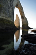 Famous pointed Needle of Etretat in France