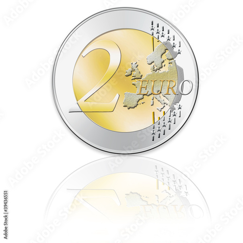 Illustration: 2 EURO Münze 2 EURO Münze