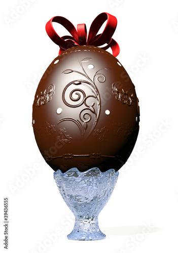 Photo: Big chocolate easter egg Big chocolate easter egg