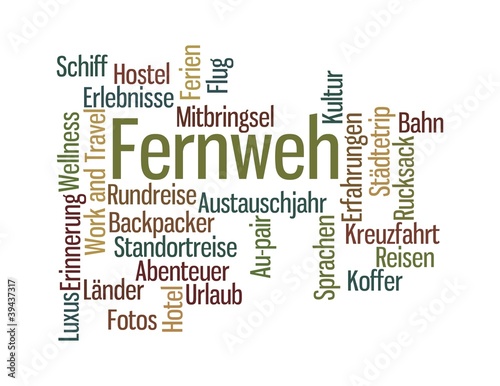 Illustration: Fernweh - pastell Fernweh - pastell