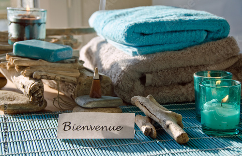 Photo: Bienvenue bleu Bienvenue bleu