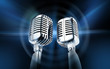 Microphones, blog concept