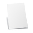 Empty white books