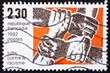 Postage stamp France 1982 Fight against Racism