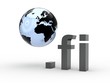 3D Domain fi mit Weltkugel