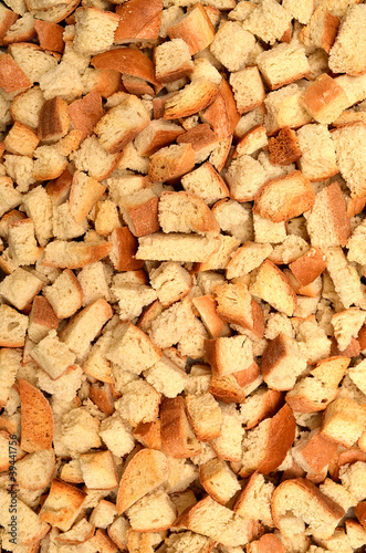 Photo: Small pieces dried bread Small pieces dried bread
