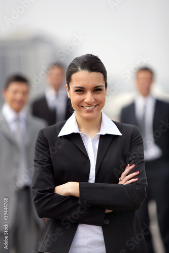 Photo: confident businesswoman confident businesswoman