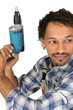 Photo: Worker with an electric screwdriver Worker with an electric screwdriver