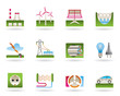 Power plants, electricity grids, electricity consumer