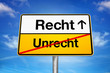 Recht Unrecht