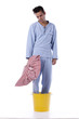 Man with nightclothes
