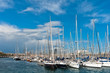 yachts in the harbor