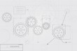 Blueprint Concept on White