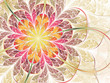 Colorful spring, fractal flower Colorful spring, fractal flower