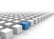Standing out business concept