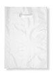 Plastic bag on white