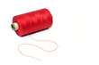 Garnrolle mit Faden, rot