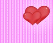 Hearts stripes background - valentine theme