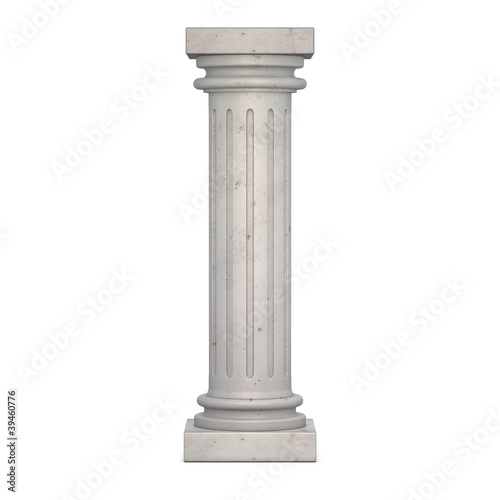 Illustration: Classic Column 3d render illustration Classic Column 3d render illustration