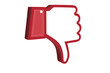 thumb down
