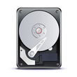 Opened hard drive disk
