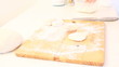 Video: Female hands working with dough Female hands working with dough