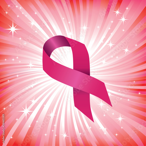 Vector: Breast cancer ribbon vector illustration. Woman solidarity. Breast cancer ribbon vector illustration. Woman solidarity.