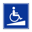 Señal acceso para minusvalidos