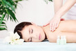 Photo: Woman on shoulder massage Woman on shoulder massage