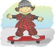 Happy skater