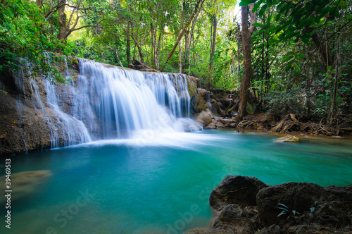 Photo: Waterfall in forest, Kanchanaburi, Thailand Waterfall in forest, Kanchanaburi, Thailand
