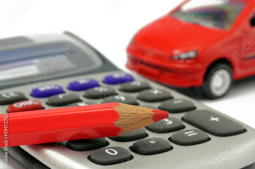 Photo: taschenrechner mit auto taschenrechner mit auto