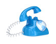 Surrealistic retro telephone. Surrealistic retro telephone.