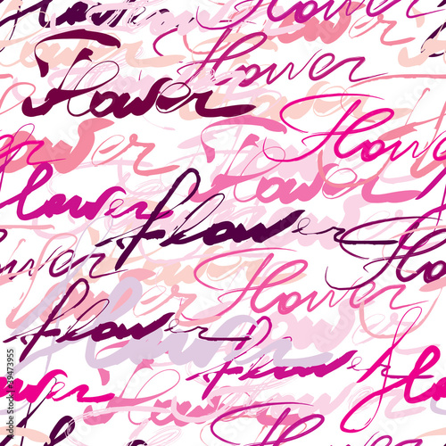 Vector: Inscriptions Flower Inscriptions Flower