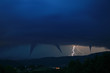 Tornado und Blitz