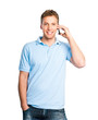 Junger Mann mit Smartphone