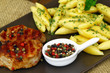Pfeffersteak mit Schupfnudeln
