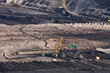 the excavator in coal opencast