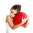 Girl with a red balloon