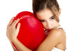 Girl with a red balloon