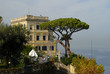 Terrace over the sea on the Isle of  Corfu in Greece