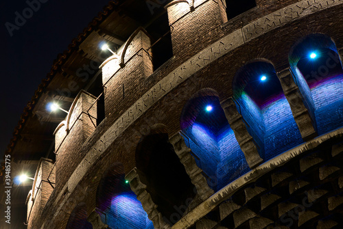 Foto: Castello Sforzesco merlatura torrione - Sforza Castle Milan Castello Sforzesco merlatura torrione - Sforza Castle Milan