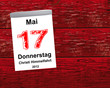 Kalender Holz - 17.05.2012 - Christi Himmelfahrt